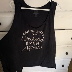 Graphic tank top
